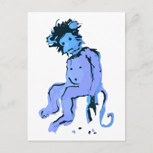 Carte Postale encre de singe