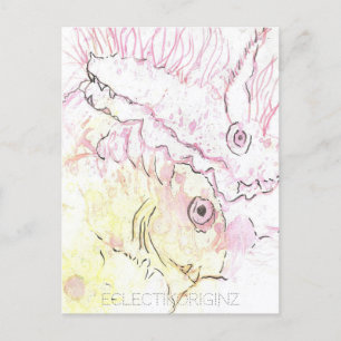 Carte postale Encre magique