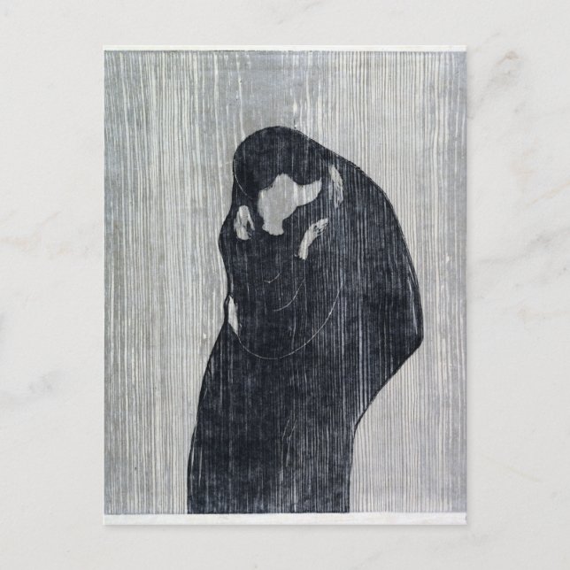 Carte Postale Endvard Munch Le Kiss IV (Devant)