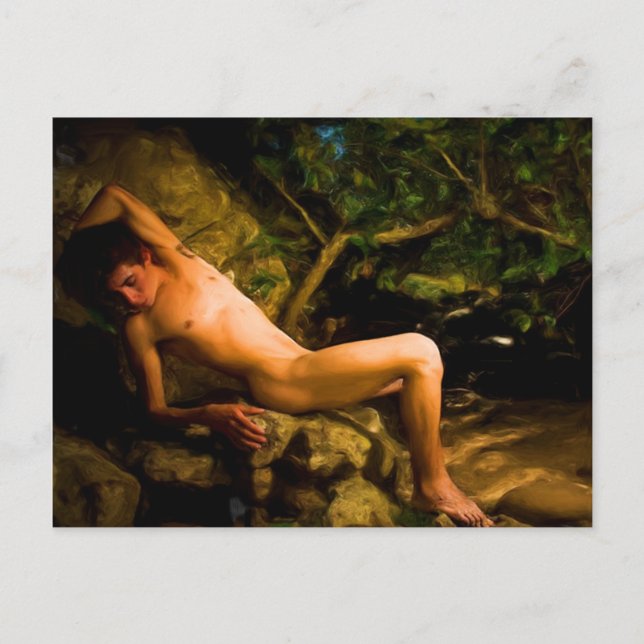 Carte Postale Endymion dormant par Troy Caperton (Devant)