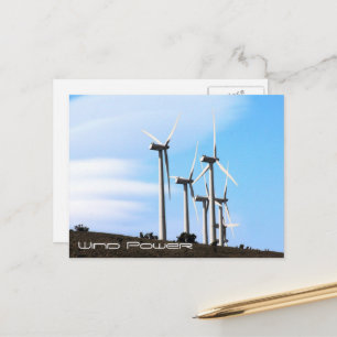 Carte Postale Énergie éolienne