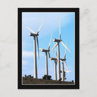 Carte Postale Énergie éolienne - Énergie alternative