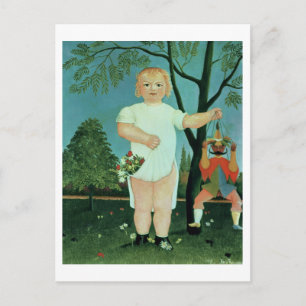 Carte Postale Enfant à une marionnette, v.1903 (huile sur toile)
