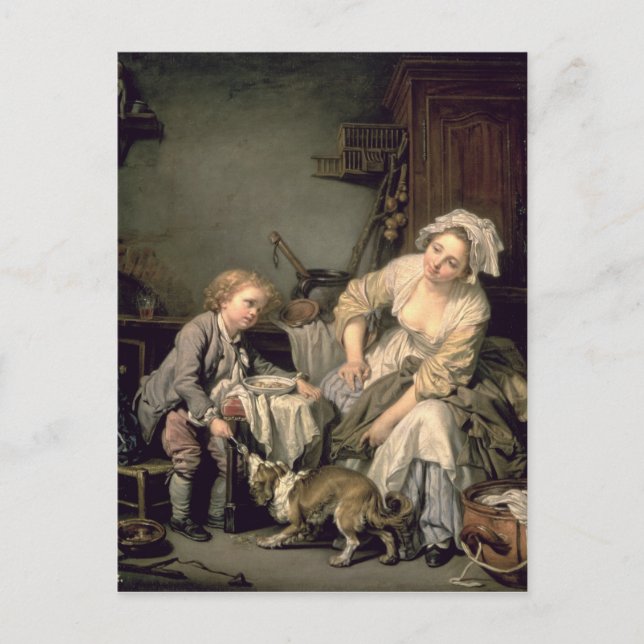 Carte Postale Enfant déchu, 1765 (Devant)
