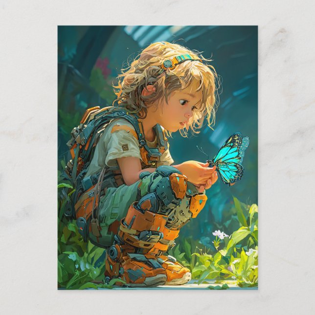 Carte Postale Enfant futur (Devant)