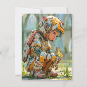 Carte Postale Enfant futur