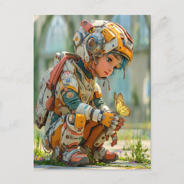 Carte Postale Enfant futur (Devant)
