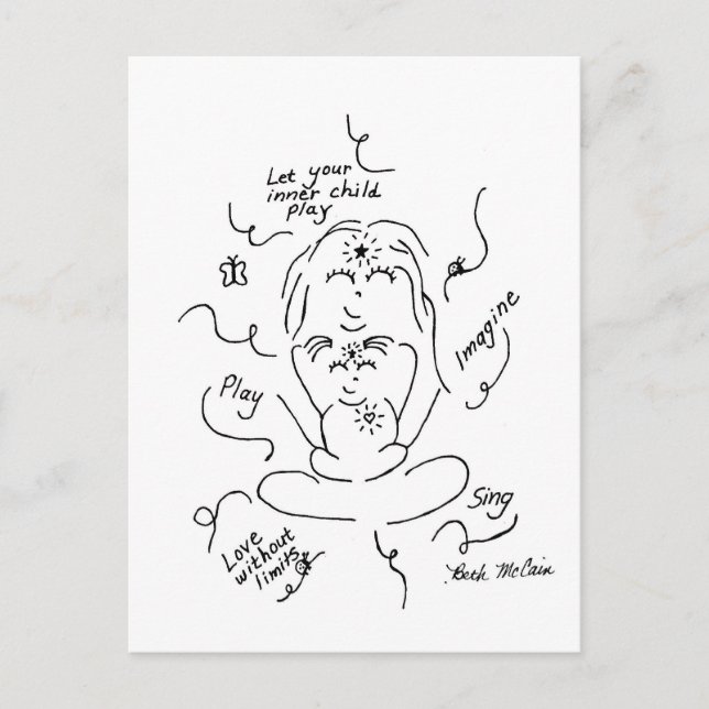 Carte postale enfant interne (Devant)