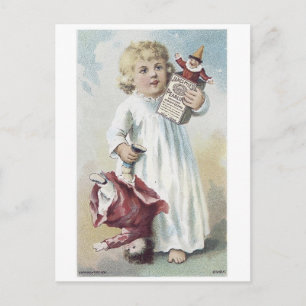 Carte Postale Enfant Pearline avec poupée