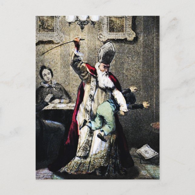 Carte postale enfant père Noël Disciplines (Devant)