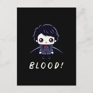 Carte Postale Enfant Vampire