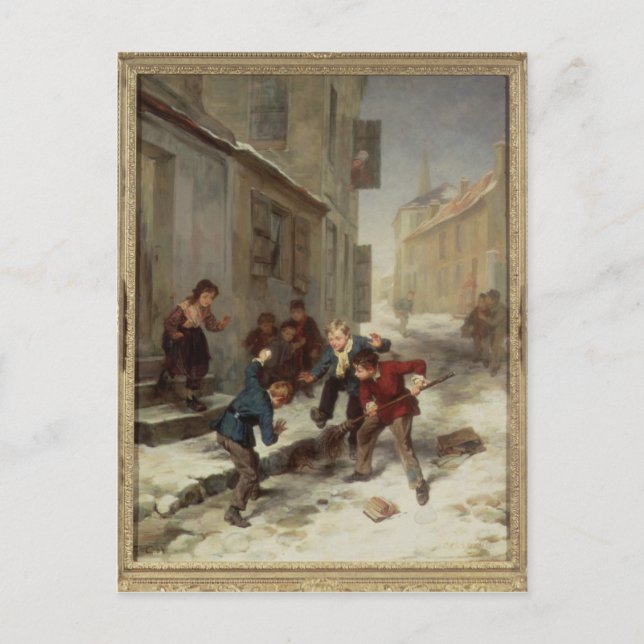 Carte Postale Enfants à la recherche d'un rat (Devant)