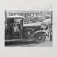 Enfants de la ferme visitant la ville, 1941