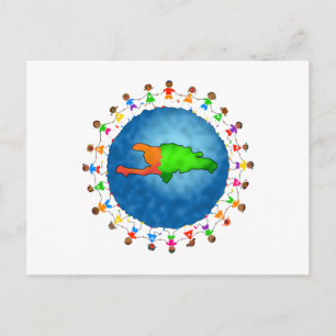 Carte Postale Enfants d'Haïti