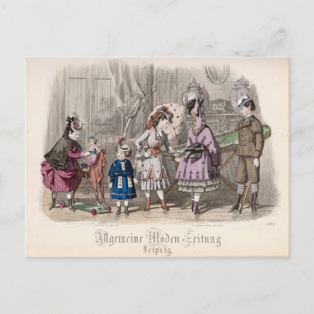 Carte Postale Enfants en jeu (Devant)