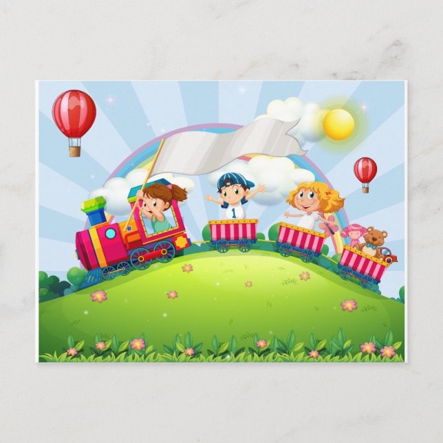 Carte Postale Enfants et formation (Devant)