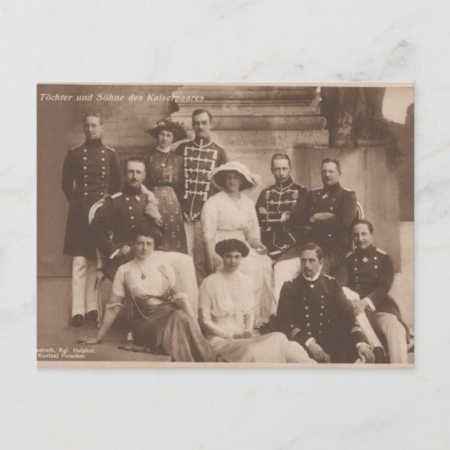 Carte Postale Enfants KAISER WILHELM II Allemagne #025D (Devant)