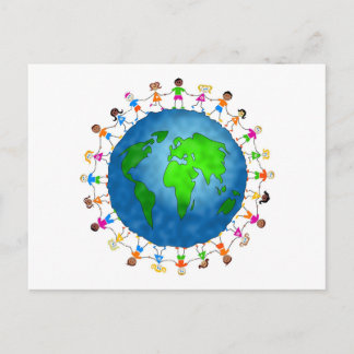 Carte Postale Enfants mondiaux