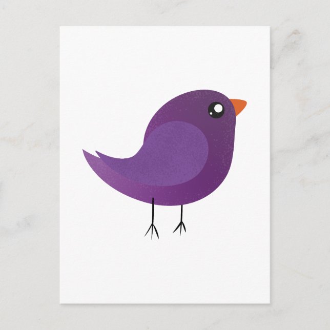 Carte Postale Enfants oiseau mignon  (Devant)
