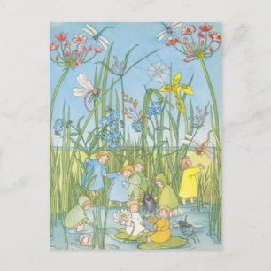 Carte Postale Enfants Racines Sibylle Von Olfers