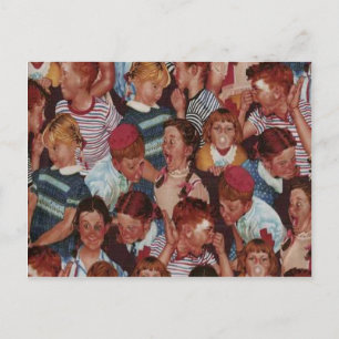 Carte Postale Enfants rétro