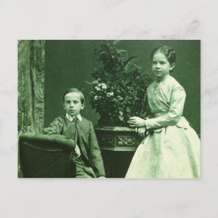 Carte Postale Enfants royaux d'Autriche RUDOLF & GISELA #015H
