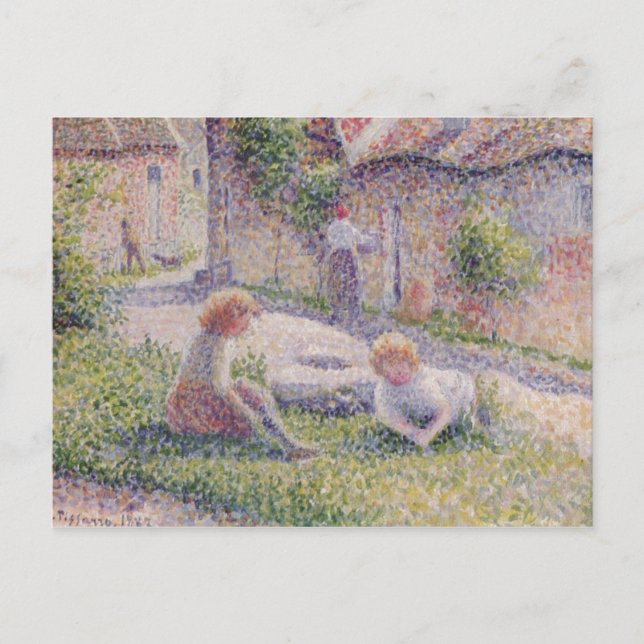 Carte postale Enfants sur l'impressionnisme agrico (Devant)