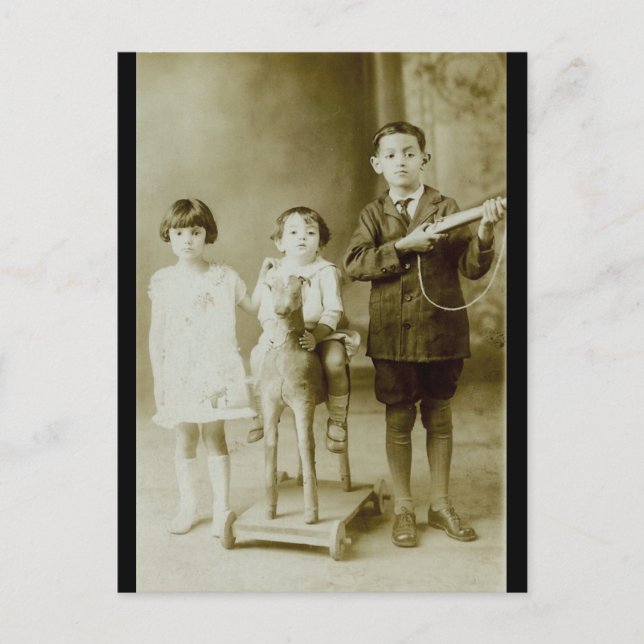 Carte Postale Enfants vintages (Devant)