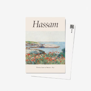 Carte Postale Enfde Hassam Poppies Art Exposition Poster Imprime