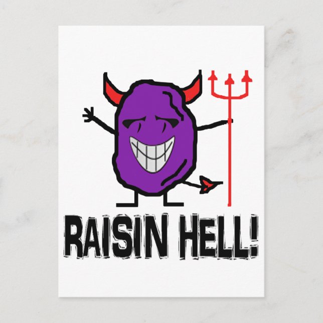 Carte Postale Enfer de Raisin (Devant)