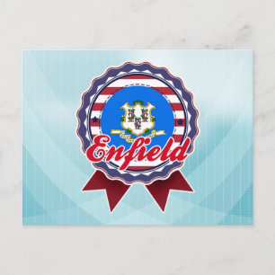 Carte Postale Enfield, CT