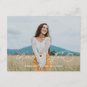 Carte Postale Enfin Merci Postcard Photo Graduation