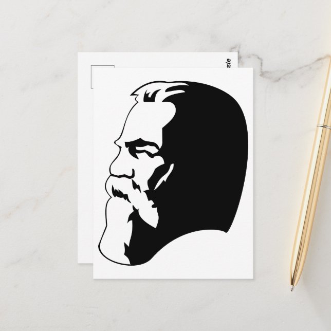 Carte Postale Engels, Communisme, Socialisme, Union Soviétique (Devant/Arrière en situation)
