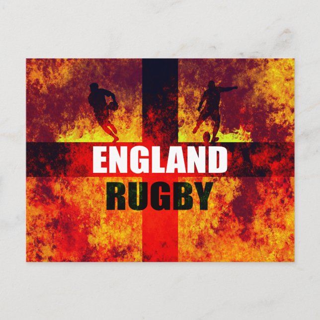 Carte Postale England rugby (Devant)