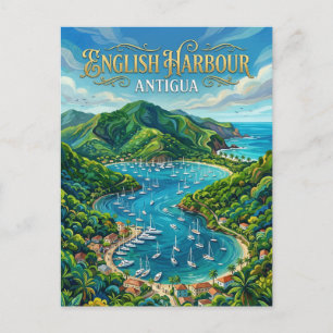 Carte Postale English Harbour Antigua-et-Barbuda