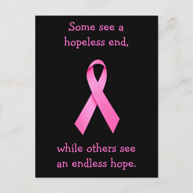 Carte postale Enless Hope Cancer Awareness (Devant)