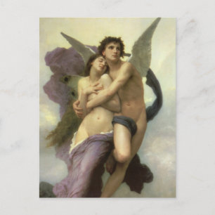 Carte Postale Enlèvement de Psyché par Bouguereau