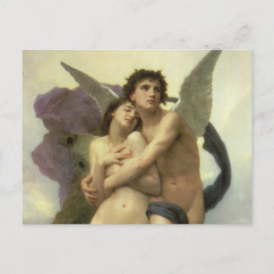 Carte Postale Enlèvement de Psyché par Bouguereau