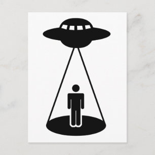 Carte Postale Enlèvement UFO