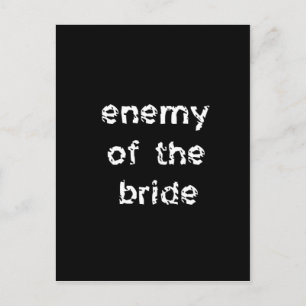 Carte Postale Ennemi de la mariée