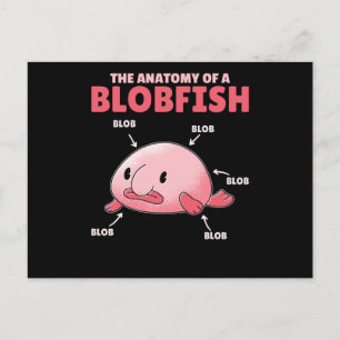 Carte Postale Énoncé De La Blobfish Anatomie De La Blobfish