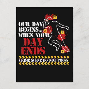 Carte Postale Enquêteur judiciaire - Criminalité