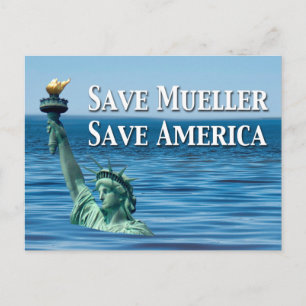 Carte Postale Enregistrer Mueller Sauver l'Amérique