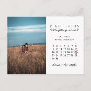 Carte Postale Enregistrez la date du mois d'octobre 2022 Calendr
