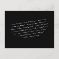 Enregistrez notre Date texte seul Script Moderne N