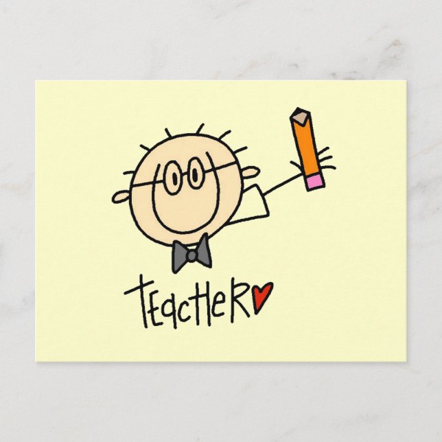 Carte Postale Enseignant (Devant)