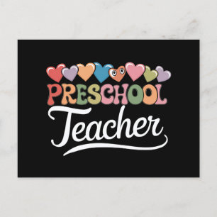 Carte Postale Enseignant en maternelle Premier jour Groovy Retou