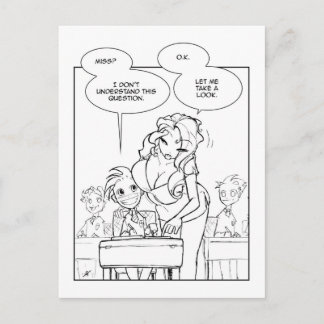 Carte Postale Enseignant Fave