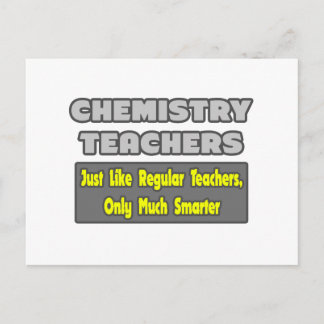 Carte Postale Enseignants en chimie...