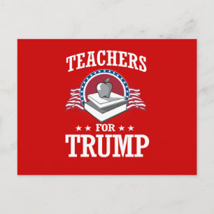 CARTE POSTALE ENSEIGNANTS POUR TRUMP